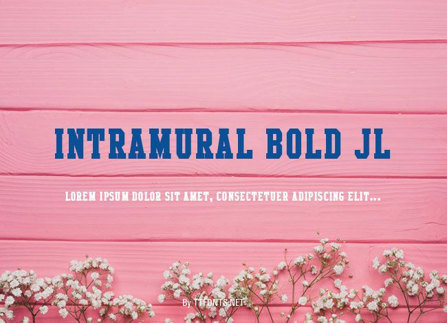 Intramural Bold JL example